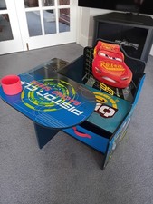 Disney/Pixar 'Cars' Child's Chair/Desk with Storage Bin and Pencil Holder