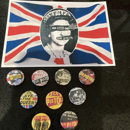 Sex pistols button badge - sex,