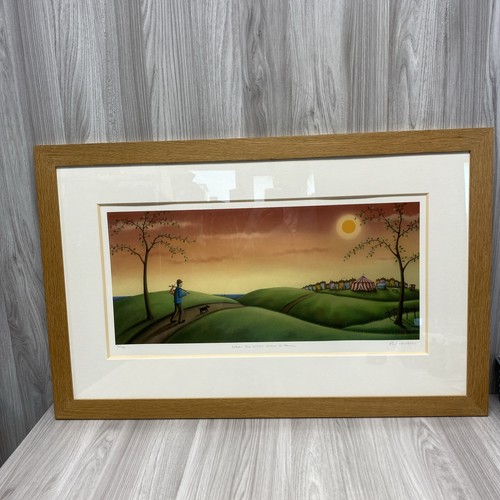 Paul horton rare signed print - horton,
