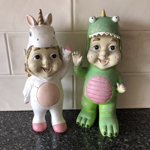 Garden gnomes dinosaur and - garden,