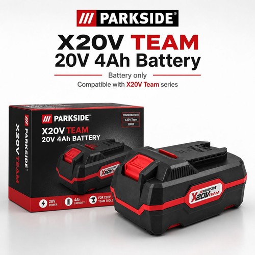 Parkside 20v 4ah - 4ah, for