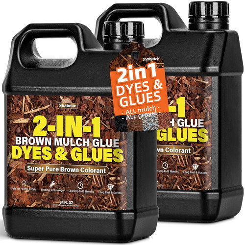 Gallon mulch glue - 1-gallon, &