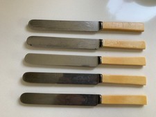 5 Antique Thomas Turner & co, Cutlers To His Majesty 1920s Butter cutlery 