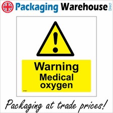 WS867 WARNING MEDICAL OXYGEN