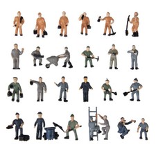 25x Painted Model Train