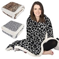 Animal Print Fleece Blanket