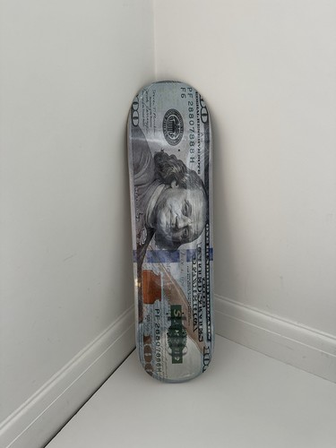 Supreme money logo skateboard - logo,