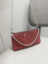Rhinestone Clutch Shoulder Bag