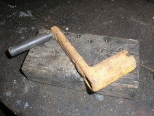 Vintage stationary engine starting handle. Crank handle. 3/4in.