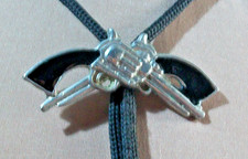 western bolo tie silver tone