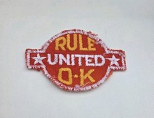 MANCHESTER UNITED VINTAGE SEW ON PATCH BADGE RARE