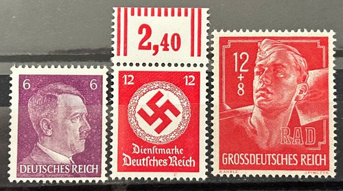 German stamps third reich - german,