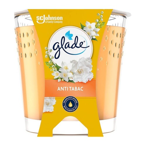 Glade candle anti tobacco - x,