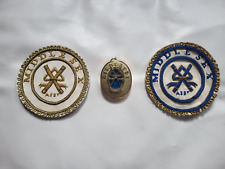 Masonic Regalia  Middlesex Provincial Grand Lodge Apron Badges Pre-owned