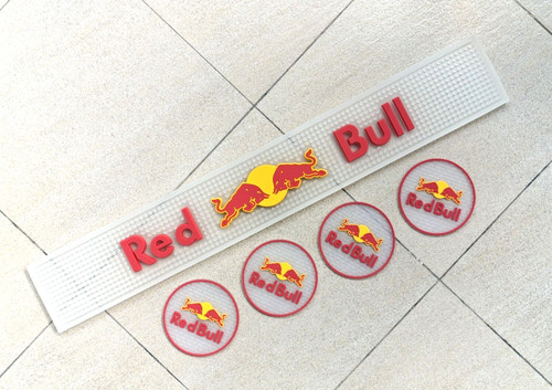Red bull rubber - red,