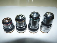 Microscope objectives 10x - 4x,