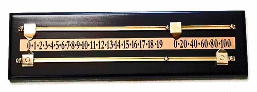 Black snooker scoreboard - black,