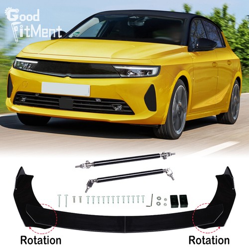 Glossy black front bumper - glossy,