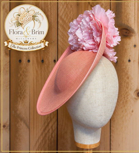 Soft pink floral hatinator - soft,