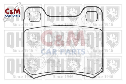 Rear brake pad set fits - brake,