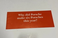 Original 1971 Porsche Vintage