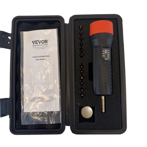 Vevor torque screwdriver - torque, 1/4"