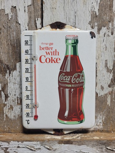 Vintage coca cola - vintage, porcelain