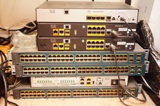 Cisco CCNA/CCNP Lab Kit x4 Cisco Routers x3 L3 Switches