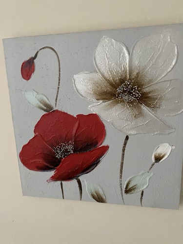 Textured poppy flower - poppy,