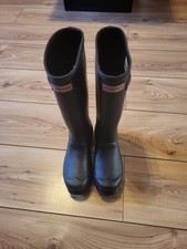 Hunter Wellies Black Boots Size Uk 3