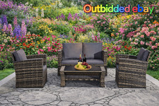 Rattan Garden Sofa Set