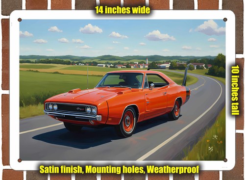 Metal sign 1969 dodge hemi - -,