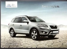 Hyundai Santa Fe 2011-12 UK Market Sales Brochure 2.2 CRDi Style Premium