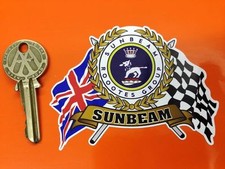 SUNBEAM Flags & Scroll car
