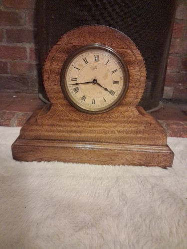 Antique mantle clock made - antique,