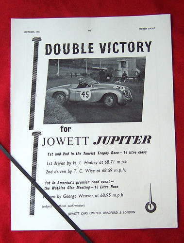 Jowett jupiter tourist trophy - jowett,