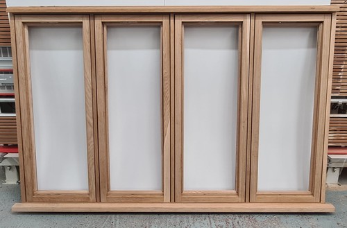 Wooden timber window solid oak - timber,