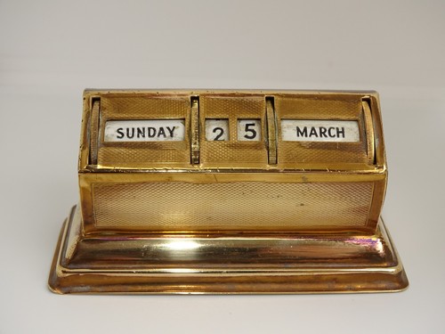 Vintage gold tone metal