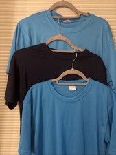 Mens POLYESTER T shirts Bundle Summer Cool Heat Sweatproof Embroidery Gym top