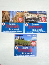 Learn French in a Week CDs x3 (Linguaphone/ Daily Mail): discs 1, 2 & 8