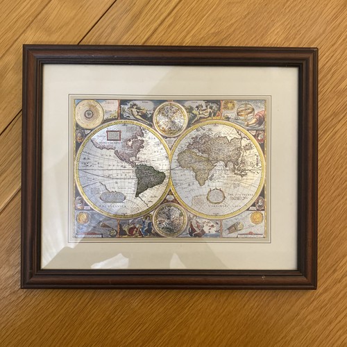 Vintage style framed - vintage‑style, world