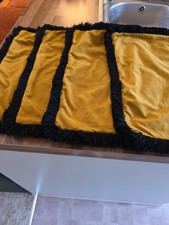 Marks and Spencer Gold Finged Cushion Covers X 4 47cm2