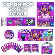 POP DEMON personalised party
