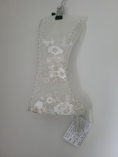 Embroidered Sparkle Tulle Straps With Silver And Beading Detail Wedding Dress