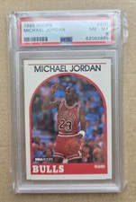 Michael Jordan PSA 8 Hoops 1989 NBA #200 Chicago Bulls Guard