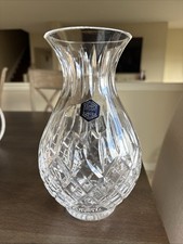 Stuart Crystal Vase 8" Tall
