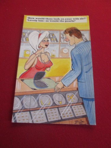 Saucy seaside postcard - saucy,