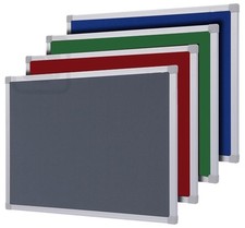 FELT NOTICE BOARDS WOODEN + ALUMINIUM FRAMES 900 X 600 + 1200 X 900 mm FREE DEL