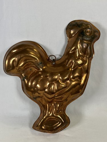 Vintage copper chicken rooster - copper, chicken/rooster