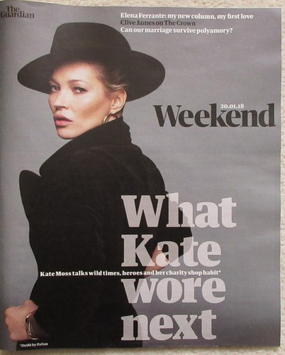 Kate moss guardian weekend - kate,